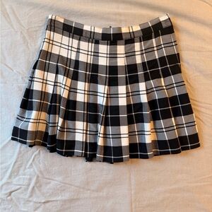 Love Tree Black and White Plaid School Girl Skirt